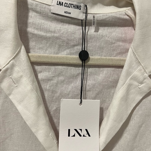 LNA Alpine linen button down medium - Picture 4 of 4